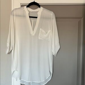 Lush Classic White Blouse